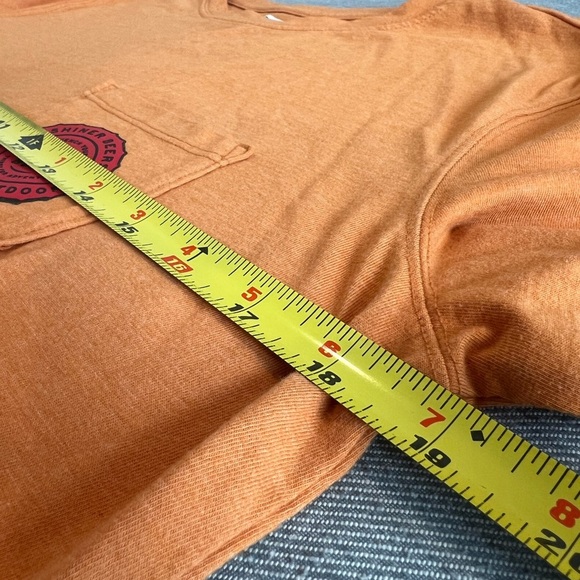 Magellan Outdoors Vibrant Orange Tee with Shiner Bock Beer Logo size medium - Picture 6 of 7